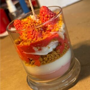 Strawberry Shortcake Candle